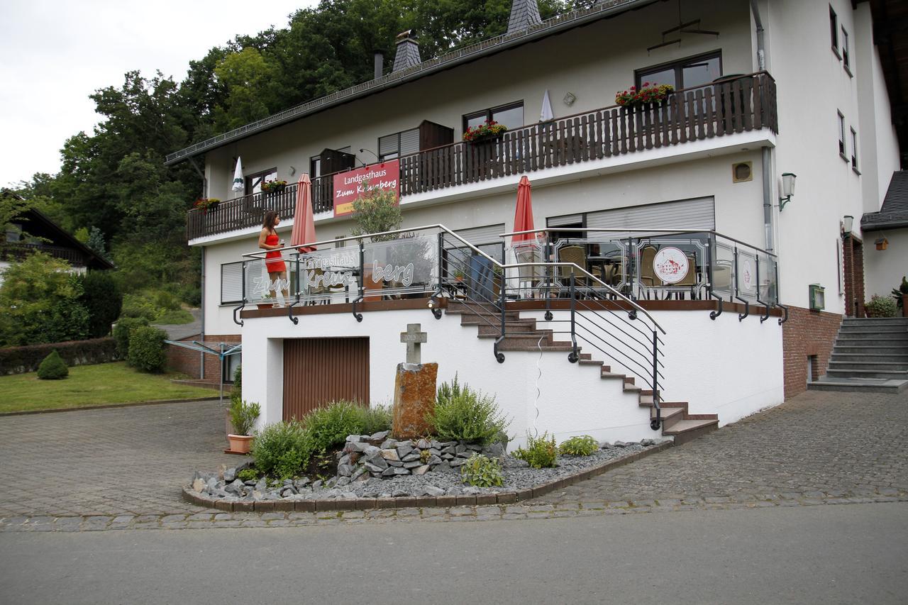 Landgasthaus Zum Kreuzberg Schonbach  Bagian luar foto